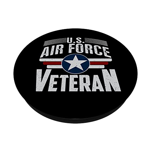 DD214 Alumni Patriotic USAF Retired US Air Force Veteran PopSockets Swappable PopGrip