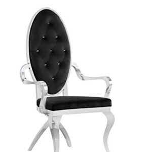 Best Quality Furniture SC66-A Chair, Black