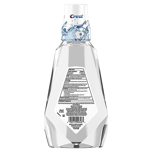 Crest Scope All Day Mouthwash, Alcohol Free, Clean Mint, Mild Flavor, 1L (33.8 fl oz)