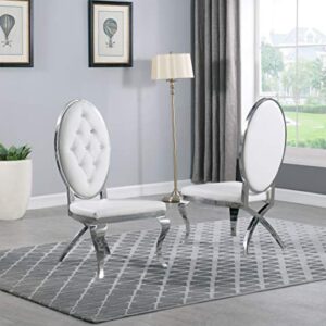 Best Quality Furniture SC60-A Chair, White