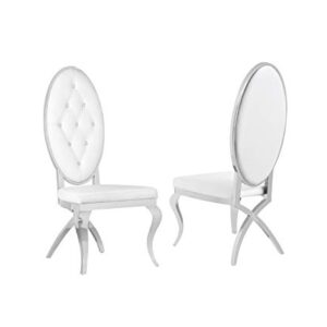 Best Quality Furniture SC60-A Chair, White