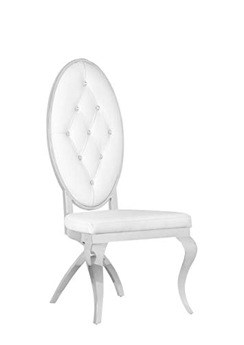 Best Quality Furniture SC60-A Chair, White