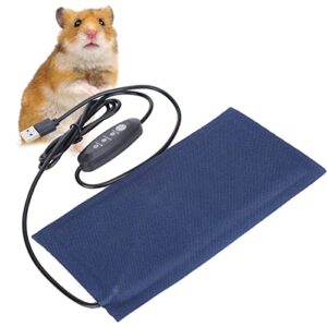 Reptile Heating Mat Reptile Heat Pad Keep Warm for Reptiles Tortoise Lizard USB Powered(S)