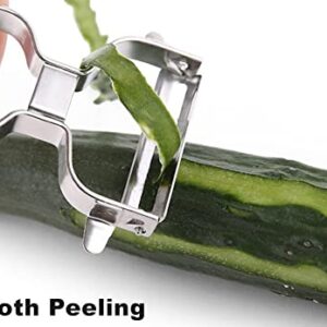 JIANYI Vegetable Peeler, Premium Kitchen Peeler with Comfortable Handle, Ultra Sharp Stainless Steel Y Peeler for Vegetable, Potato, Cucumber, Carrot, All Fruits & Veggies