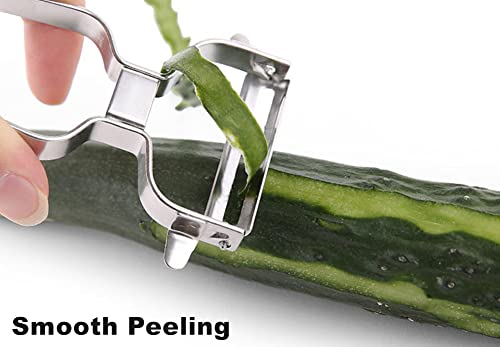 JIANYI Vegetable Peeler, Premium Kitchen Peeler with Comfortable Handle, Ultra Sharp Stainless Steel Y Peeler for Vegetable, Potato, Cucumber, Carrot, All Fruits & Veggies