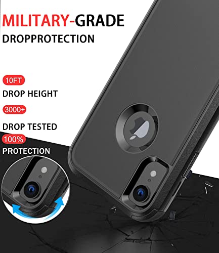 Diverbox for iPhone Xr Case [Shockproof] [Dropproof] [Dust-Proof],Heavy Duty Protection Phone Case Cover for Apple iPhone XR