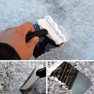 xiaocai Ice Scraper for Cars, 4PCS Snow Remover Ice Shovel Winter Car Mini Snow Removal Assistant Cleaning Car Windshield and Windows