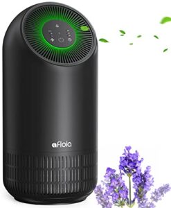 air purifiers for home up to 880 ft² with fragrance sponge, 24db hepa filter air fresheners,3-stage filtration remove 99.99% smoke, allergies, pet dander, odor, dust cleaner for bedroom and office