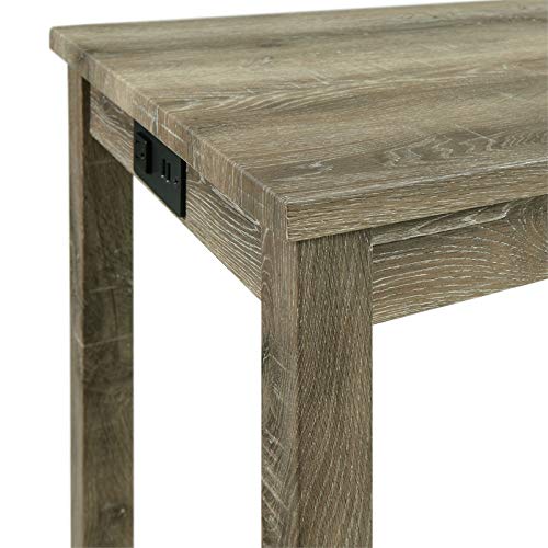 Bowery Hill Transitional Wood Brown Contemporary Multipurpose Bar Table Set