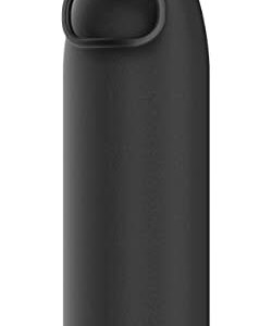 Hydrapeak 40 oz Insulated Water Bottle with Chug Lid - Leak Proof and Spill Proof Double Walled Vacuum Insulated Stainless Steel Water Bottles, Cold for 24 Hours | Hot for 12 Hours (Black)