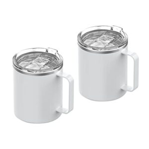 goodbrew goodbrew camp mug stainless steel insulated mug with strainer lid double wall comfortable grip