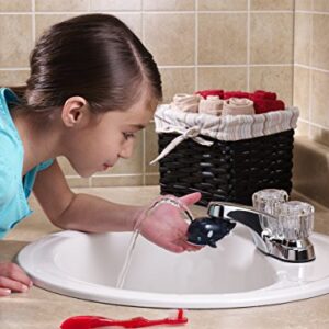 Jokari Whale Bathroom Faucet Water Fountain Attachment. Fun Animal Design to Make Teeth Brushing and Rinsing Fun (2)