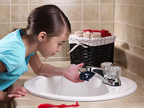 Jokari Whale Bathroom Faucet Water Fountain Attachment. Fun Animal Design to Make Teeth Brushing and Rinsing Fun (2)