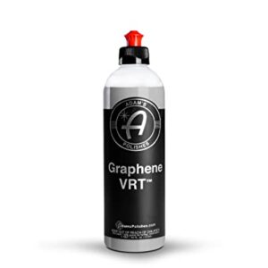 Adam's Graphene VRT 16oz Vinyl, Rubber, Tire & Trim Dressing - Durable UV Protection and Water Repellent - Graphene Ceramic Infused Formula - Dress Tires or Trim Without Worry of Slinging (16oz)