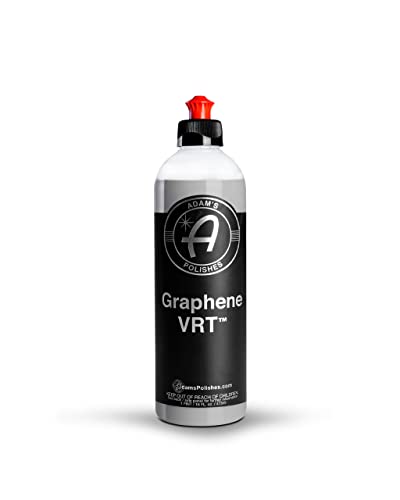 Adam's Graphene VRT 16oz Vinyl, Rubber, Tire & Trim Dressing - Durable UV Protection and Water Repellent - Graphene Ceramic Infused Formula - Dress Tires or Trim Without Worry of Slinging (16oz)