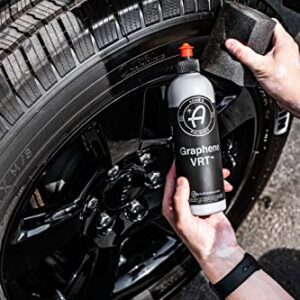 Adam's Graphene VRT 16oz Vinyl, Rubber, Tire & Trim Dressing - Durable UV Protection and Water Repellent - Graphene Ceramic Infused Formula - Dress Tires or Trim Without Worry of Slinging (16oz)