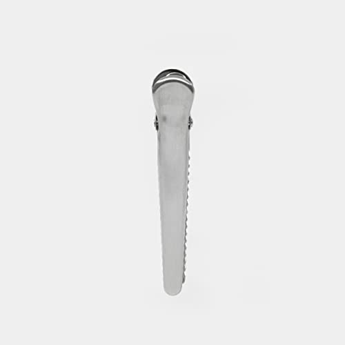 EXCELSTEEL Set of 6 Stainless Steel Clothespin Style Alligator Clips