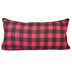 Donna Sharp Throw Pillow - The Great Outdoors Lodge Decorative Throw Pillow with W. Wood Pattern - Rectangle