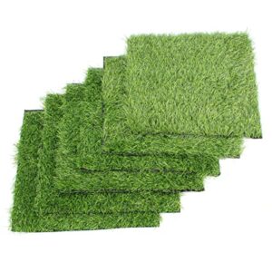 alfie pet - keith 6-piece set artificial grass bedding mat for chicken nest box
