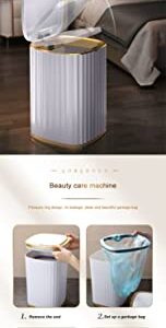 Smart Sensor Garbage Bin Kitchen Bathroom Toilet Trash Can Best Automatic Induction Waterproof Bin with Lid 10/15L (10L B)