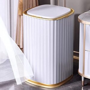 Smart Sensor Garbage Bin Kitchen Bathroom Toilet Trash Can Best Automatic Induction Waterproof Bin with Lid 10/15L (10L B)