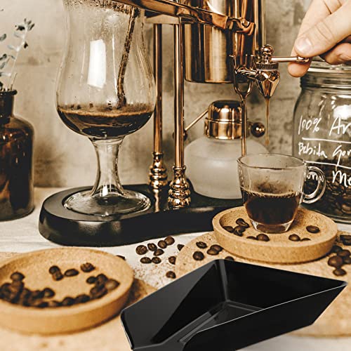 Cabilock 2 PCS Coffee Beans Tray Cupping Sample Tray Plastics Serving Tray for Scooping Weighing Baking Cooking Coffee Bean
