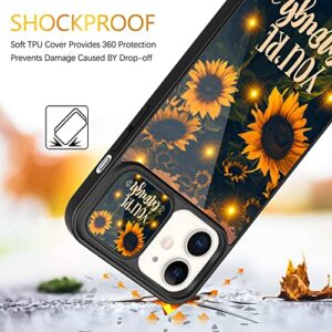 OOK Sunflower iPhone 11 Case for Women Girls with Camera Protection,Slim Shockproof Anti-Scratch Protective Sunset Sunflower Phone Case for iPhone 11 6.1In