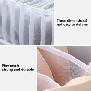 Chancemay Wardrobe Clothes Organizer,Closet Organizers and Storage with Multiple Layers,Wardrobe Clothes Organizer for Jeans,Underwear(White,2pcs).