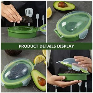 OSALADI Avocado Keeper Avocado Storage Saver Holder Fruit Container Seal Organizer to Keep Your Avocados Fresh for Days