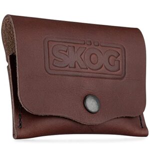 skÖg chuck mates genuine leather perfect size pouch