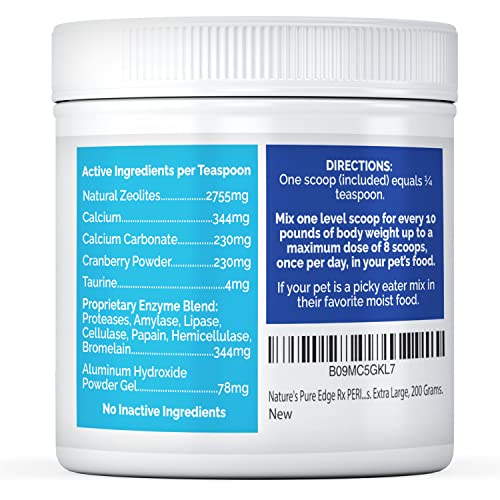 Rx PERIODONTAL Support-Dental Care for Dogs and Cats. Eliminates Bad Breath, Plaque, and Tartar. Promotes Healthy Teeth and Gums. Extra Large, 200 Grams.