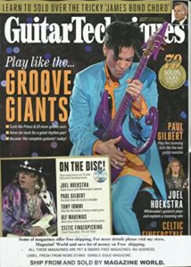 guitar technniques magazine, play like the groove giants * november, 2021 * issu # 327 * display until november, 17th 2021 * printed in uk * free disc included. ( please note: all these magazines are pets & smoke free. no address label, fresh straight fro