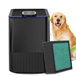 air purifiers, h13 ture hepa pet purifiers for home large room with 4 stages air filtration & 4 modes, air quality display, air cleaners remove up to 99.97% dust pollen smoke dander