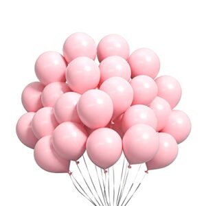 pastel pink balloons 5 inch 50 pcs baby pink balloon for birthday wedding engagement baby shower easter pink party decorations
