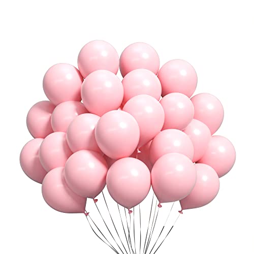Pastel Pink Balloons 5 Inch 50 Pcs Baby Pink Balloon for Birthday Wedding Engagement Baby Shower Easter Pink Party Decorations