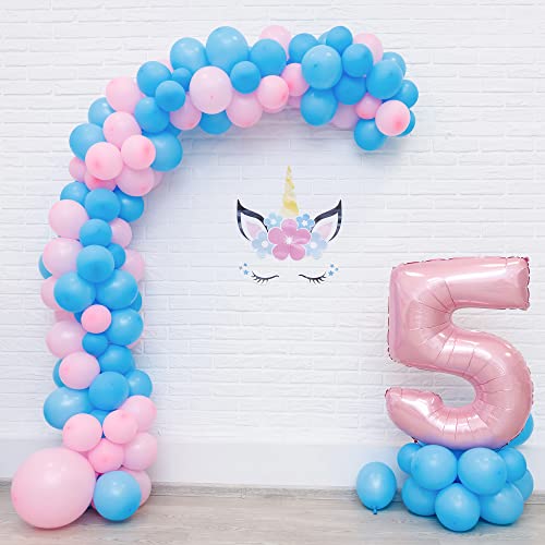 Pastel Pink Balloons 5 Inch 50 Pcs Baby Pink Balloon for Birthday Wedding Engagement Baby Shower Easter Pink Party Decorations