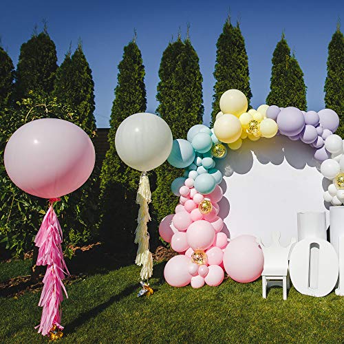 Pastel Pink Balloons 5 Inch 50 Pcs Baby Pink Balloon for Birthday Wedding Engagement Baby Shower Easter Pink Party Decorations