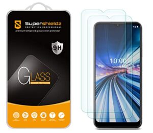 supershieldz (2 pack) designed for celero 5g tempered glass screen protector, anti scratch, bubble free