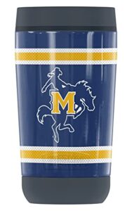thermos mcneese state university official jersey stripes guardian collection stainless steel travel tumbler, vacuum insulated & double wall, 12 oz.