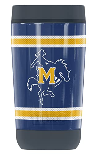 THERMOS Mcneese State University OFFICIAL Jersey Stripes GUARDIAN COLLECTION Stainless Steel Travel Tumbler, Vacuum insulated & Double Wall, 12 oz.