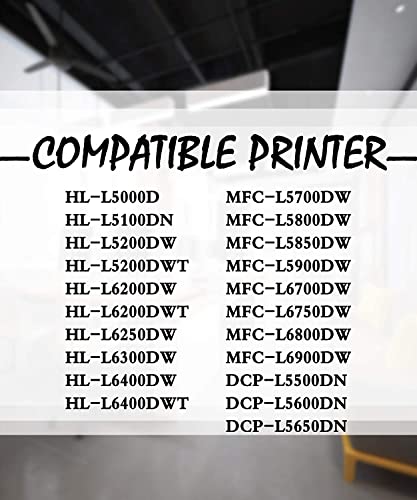 [2xToner + 1x Drum] Smart Gadget Compatible Toner&Drum Cartridge Replacement TN-850 DR-820 | Use with MFC-L5900DW HL-L6200DW HL-L6200DWT MFC-L5900DW MFC-L5800DW DCP-L5500DN Printers, black