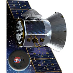 h69328 transiting exoplanet survey satellite tess space telescope nasa astronomy cardboard cutout back drop stand up