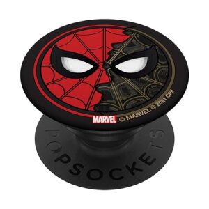 marvel spider-man: no way home spidey mask popsockets standard popgrip