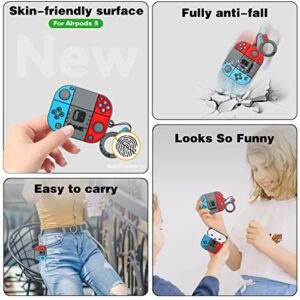 Mulafnxal for Airpod 3 3rd Generation Case Cute Cartoon 3D Kawaii Unique Silicone Air Pods Cover Funny Fashion Fun Cool Keychain Character Design Stylish Cases Men Girls Boys Teen for Airpods 3(2021)
