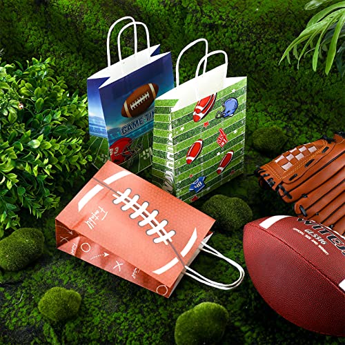 20 Pack Football Party Treat Bags Football Goody Gift Bags Football Candy Hoodies Bags for Football Party Supplies Favor Touchdown Sports Theme Birthday Party Decorations