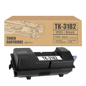 1 pack black tk-3182 tk3182 1t02t70us0 toner cartridge replacement for kyocera ecosys m3655idn p3055dn -by ferruprint