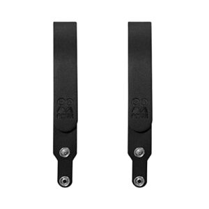 amvr grip straps attachment anti-throw leather strap accessories for amvr product q2hp1, adjustable wrist knuckle strap-black replacement
