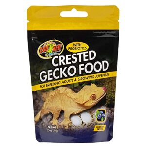 zoo med crested gecko food - blueberry breeder - 2 oz