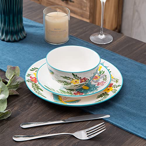 KINGSBULL HOME Dinnerware Set Dish Set Dinnerware Sets Plates and Bowls Sets