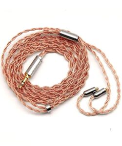faaeal upgraded version of 8-core high-purity copper earphone cable,mmcx connector for shure se846 se535 se215 se315 se425 ue900s magaosi k5 lz a4 a5 tin audio t2 t3 bgvp earphones 4.9ft(3.5mm plug)
